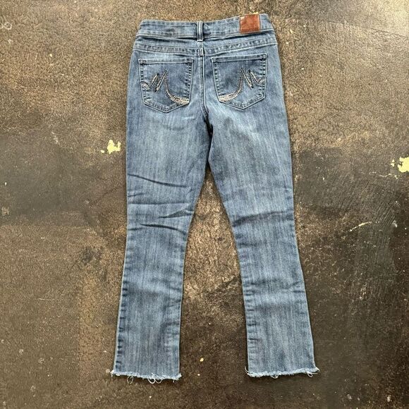 Maurice’s Women’s Jeans Size 0 Regular Cotton Blend Distressed Mid Rise Jeans - Picture 1 of 16